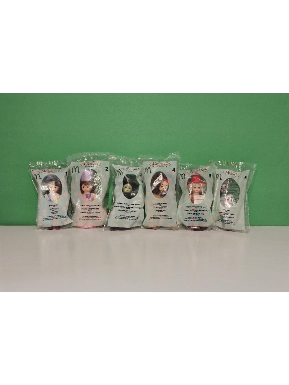 McDonald's Madame Alexander Wizard Of Oz Dolls, 2007 New In Package